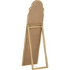 Beliani Pastatomas veidrodis CHATILLON 150 cm auksinis