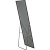 Beliani Pastatomas veidrodis BEAUVAIS 156 cm metalinis juodas