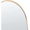 Beliani Pastatomas veidrodis BAGNOLET 150 cm metalinis auksinis