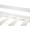 Beliani Dviaukštė lova Pušies mediena REVIN 90 x 200 cm Balta