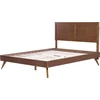 Beliani Lova ISTRES 180 x 200 cm tamsaus uosio spalvos