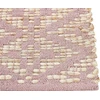 Beliani Kilimas GERZE Rožinis 160 x 230 cm Medvilnė