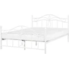 Beliani Metalinė lova ANTLIA 160 x 200 cm balta