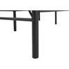 Beliani Metalinė lova DINARD 160 x 200 cm juoda