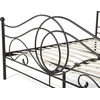 Beliani Metalinė lova LYRA 180 x 200 cm Juoda