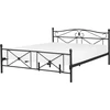 Beliani Metalinė lova RODEZ 180 x 200 cm, juoda