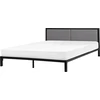 Beliani Metalinė lova CLAMART 180 x 200 cm pilka