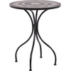 Beliani Bistro staliukas CARIATI 60 cm juodas