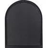 Beliani Sieninis veidrodis EMBRY 69 cm 89 cm Metalinis Juodas