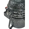 Beliani Mini anglies kepsninė KAMADO keramikinė, juoda