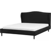 Beliani Lova COLMAR 180 x 200 cm Juoda