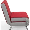Beliani Viengulė išskleidžiama sofa FARRIS, raudona