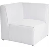 Sofa Beliani Kampinis modulis LEMVIG, kreminės spalvos, velvetinis