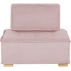 Sofa Beliani Modulinis 4 vietų poilsio komplektas TIBRO rožinės spalvos