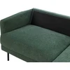 Beliani 2 vietų kampinė sofa BREDA tamsiai žalia kairinė