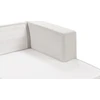 Beliani Trivietė kampinė sofa LOFOTEN kreminės spalvos kairinė