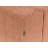 Beliani 3 vietų kampinė sofa LOFOTEN ryškiai raudona, kairinė