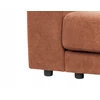 Beliani 3 vietų kampinė sofa LOFOTEN ryškiai raudona, kairinė