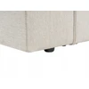 Beliani Kamninė sofa VERNON 3 asmenų, šviesiai smėlio spalvos, kairinė