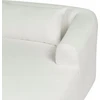 Beliani Trivietė kampinė sofa SVANSELE, bouclé audinys, kreminė balta, dešininė