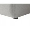 Beliani 3-vietė kampinė sofa DOLVA šviesiai pilka, dešininė