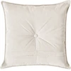 Beliani 3 vietų kampinė sofa DOLVA, velvetas, kreminė balta, kairinė