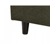 Beliani Trivietė kampinė sofa ELVENES Veliūrinė Tamsiai žalia Dešininė