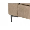 Beliani Trivietė kampinė sofa MALOY ruda, kairinė