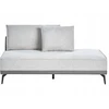 Beliani Trivietė kampinė sofa MYKEN šviesiai pilka, dešininė