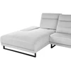 Beliani 4 vietų kampinė sofa IKAST šviesiai pilkos spalvos dešininė