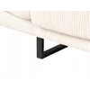 Beliani 4 vietų kampinė sofa IKAST, velveto audinys, smėlio spalvos, dešininė