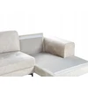 Beliani 4 asmenų kampinė sofa KIRUNA, veliūras, šviesiai smėlio spalvos, kairinė