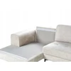 Beliani 4 vietų kampinė sofa KIRUNA, veliūras, šviesiai smėlio spalvos, dešinė pusė