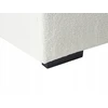 Beliani 4 vietų kampinė sofa LUNGO, „Boucle“, balta, kairinė