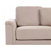 Beliani 4 vietų kampinė sofa KOHLO smėlio/pilkos spalvos, kairinė