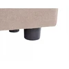 Beliani 4 vietų kampinė sofa KOHLO smėlio/pilkos spalvos, kairinė
