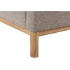 Beliani Trivietė kampinė sofa SOSJO, šviesiai ruda, kairinė