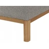 Beliani Trivietė kampinė sofa SOSJO šviesiai pilka kairinė