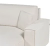 Beliani Trivietė išskleidžiama sofa KARILA, šviesiai smėlio spalvos, su patalynės dėže, kairinė