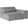 Beliani Modulinė 3 vietų kampinė sofa „HELLNAR“, dešininė, pilka