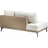 Beliani Trivietė kampinė sofa MYKEN, nebalinta, kairinė