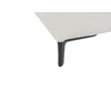 Beliani Trivietė kampinė sofa MALOY, šenilas, balta, dešininė