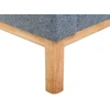 Beliani Trivietė kampinė sofa SOSJO mėlyna, dešininė