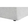 Beliani 3-vietė kampinė sofa SVANSELE šviesiai pilka dešininė