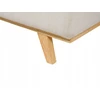 Beliani 3 vietų kampinė sofa NORA, smėlio spalvos, dešininė