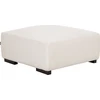 Beliani LUNGO 4 vietų kampinė sofa, velvetas, kreminė balta, dešininė