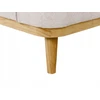 Beliani 3-vietė kampinė sofa SIMOS šviesiai pilka dešininė
