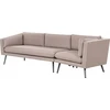 Beliani 3 vietų sodo sofa LORETELLO dešininė, smėlio spalvos
