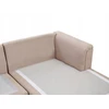 Beliani 4 vietų kampinė sofa KOHLO, smėlinės ir pilkos spalvos, su otomane, kairinė