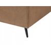 Beliani 4 vietų kampinė sofa LUNNER, velvetas, ruda, kairinė
